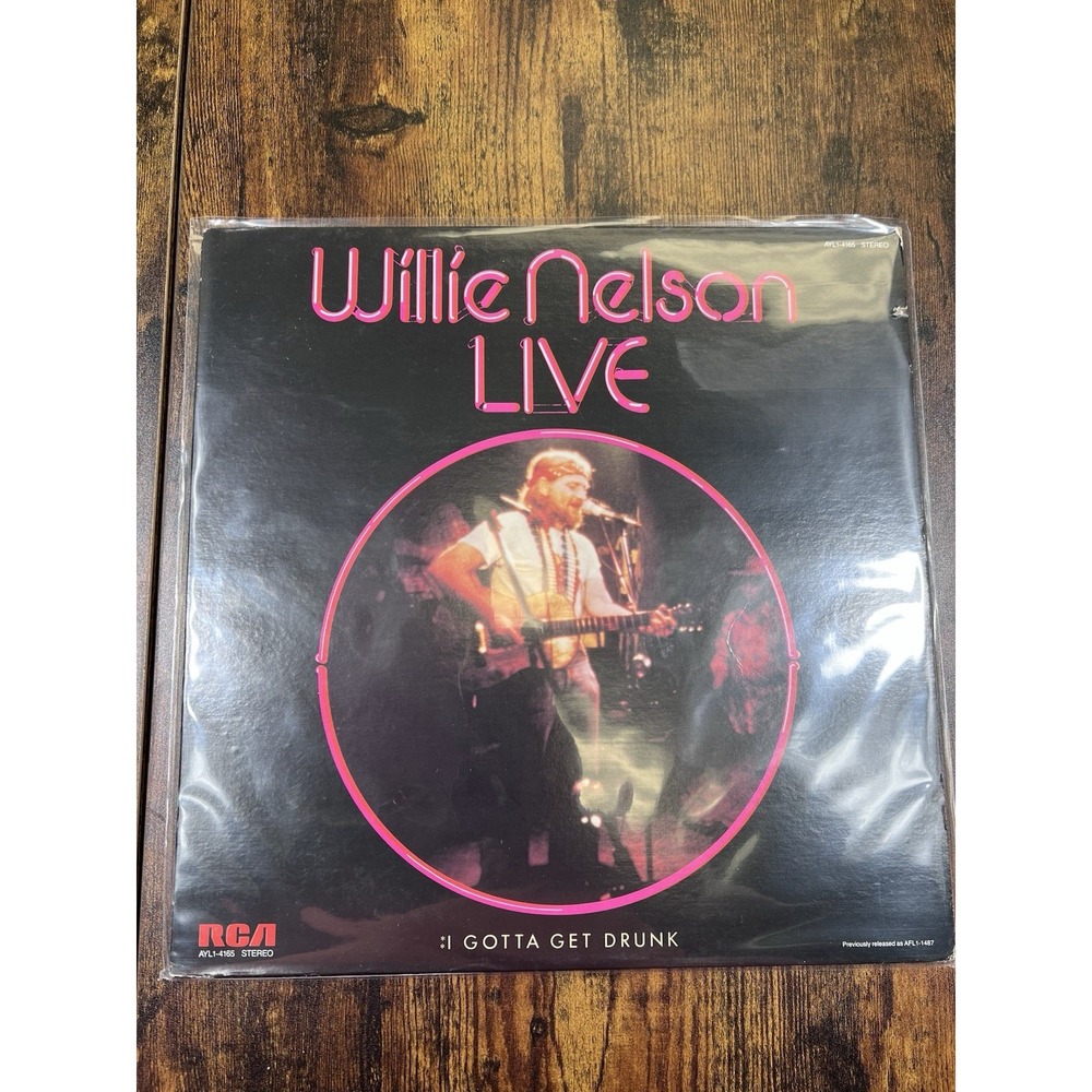 Willie Nelson – Willie Nelson Live LP RCA – AFL1-1487 NM 1976 Promo